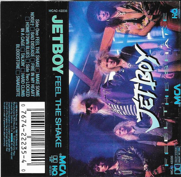 Jetboy (3) - Feel The Shake (Cass, Album)