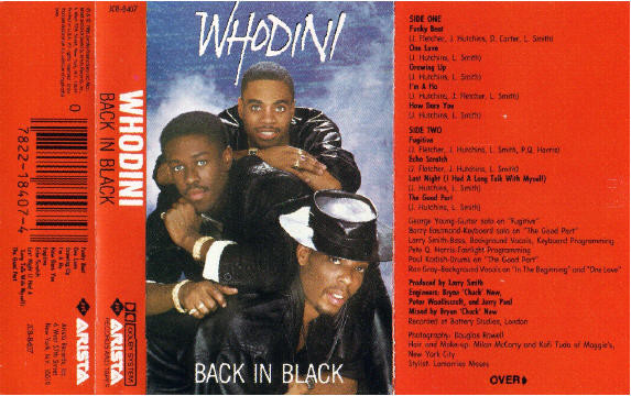 Whodini - Back In Black (Cass, Album)