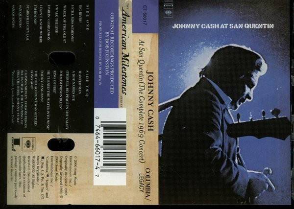 Johnny Cash - At San Quentin (The Complete 1969 Concert) (Cass, Album, RM)