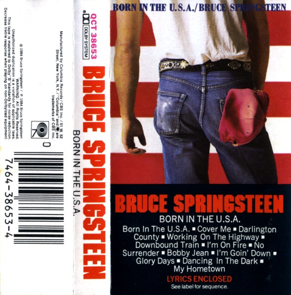 Bruce Springsteen - Born In The U.S.A. (Cass, Album)