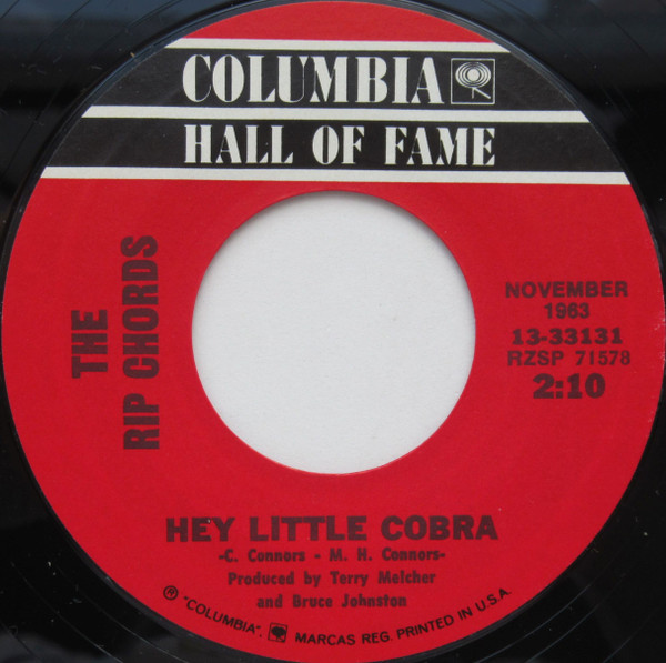 The Rip Chords - Hey Little Cobra / Three Window Coupe (7", Single, RE)