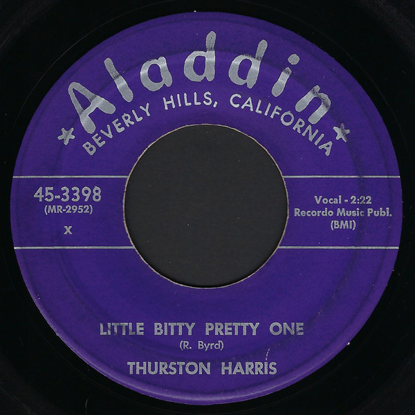 Thurston Harris - Little Bitty Pretty One / I Hope You Won't Hold It Against Me (7", Single, Pur)