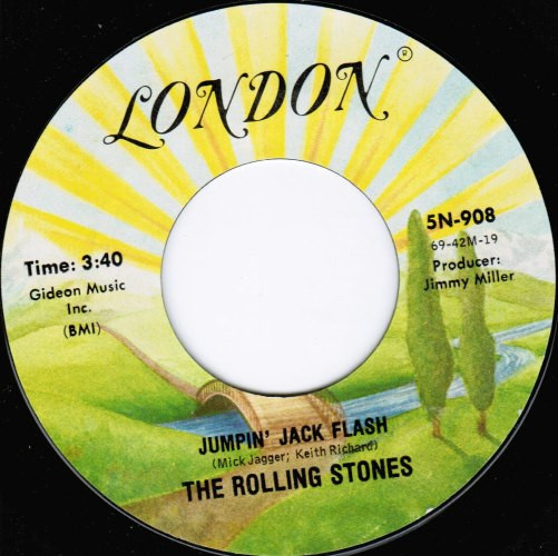 The Rolling Stones - Jumpin' Jack Flash / Child Of The Moon (7", RP)