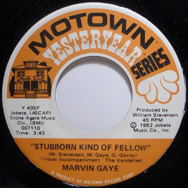 Marvin Gaye - Stubborn Kind Of Fellow / Hitch Hike (7", Sup)