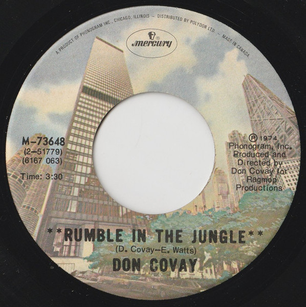 Don Covay - Rumble In The Jungle (7", Single)