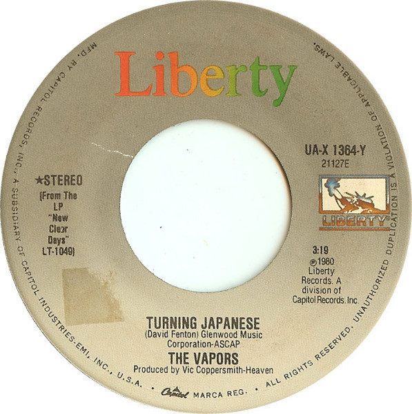 The Vapors - Turning Japanese / Talk Talk (7")