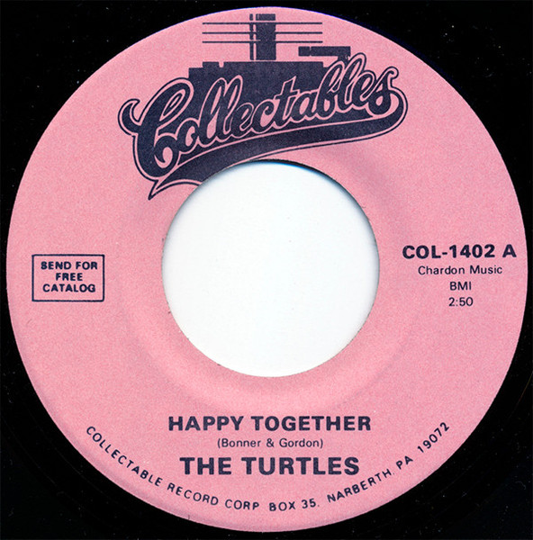 The Turtles - Happy Together / The Walking Song (7")