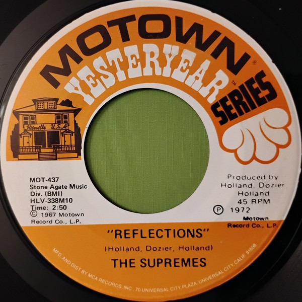 The Supremes - Reflections / The Happening (7", Single, RE, Sup)
