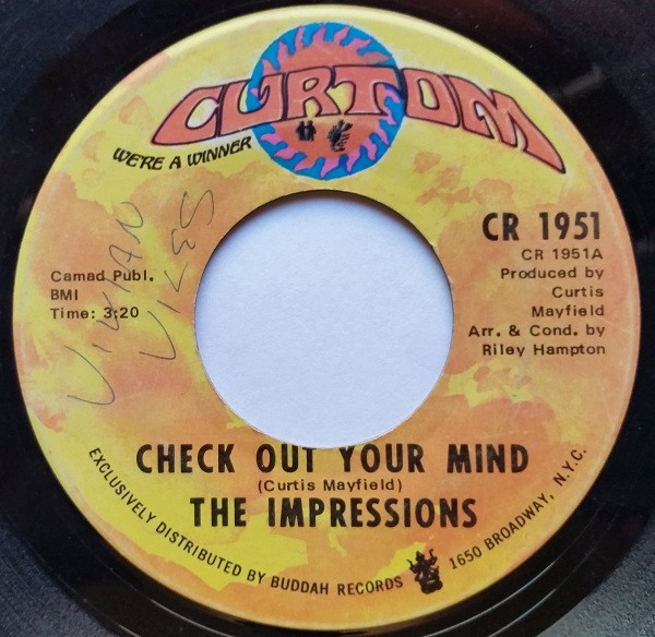 The Impressions - Check Out Your Mind / Can't You See (7", Single, ARP)