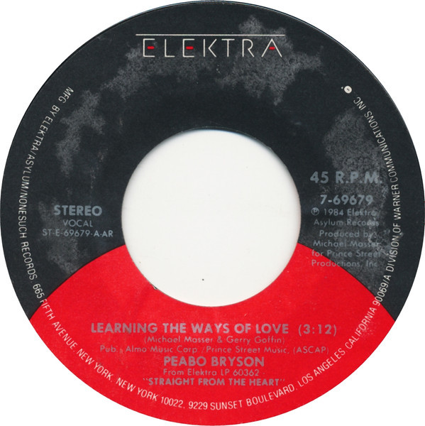 Peabo Bryson - Learning The Ways Of Love (7")