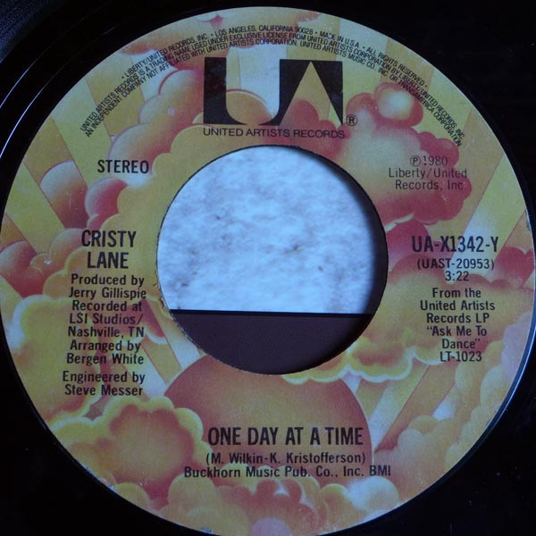 Cristy Lane - One Day At A Time (7")