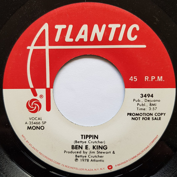 Ben E. King - Tippin (7", Single, Promo)