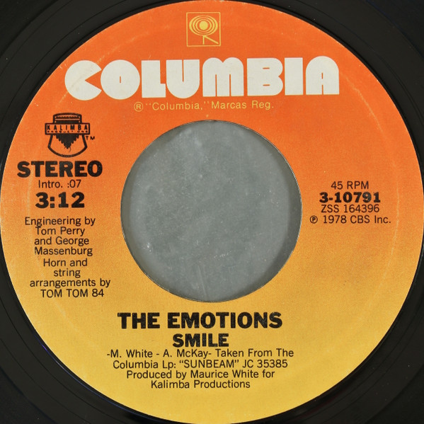 The Emotions - Smile / Changes (7", Styrene)