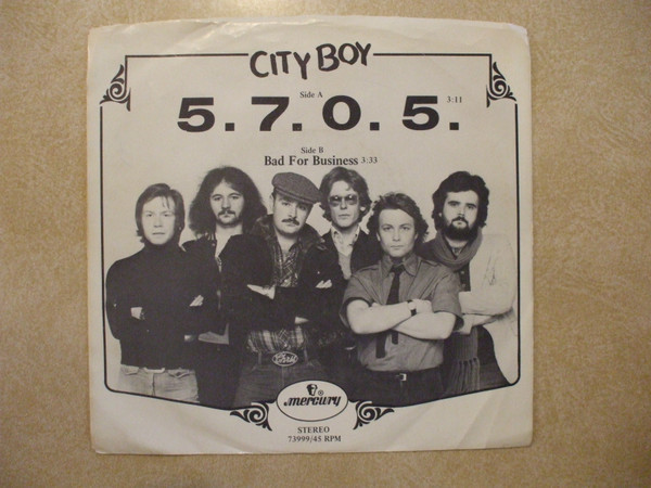 City Boy - 5705 (7", Single, Promo)