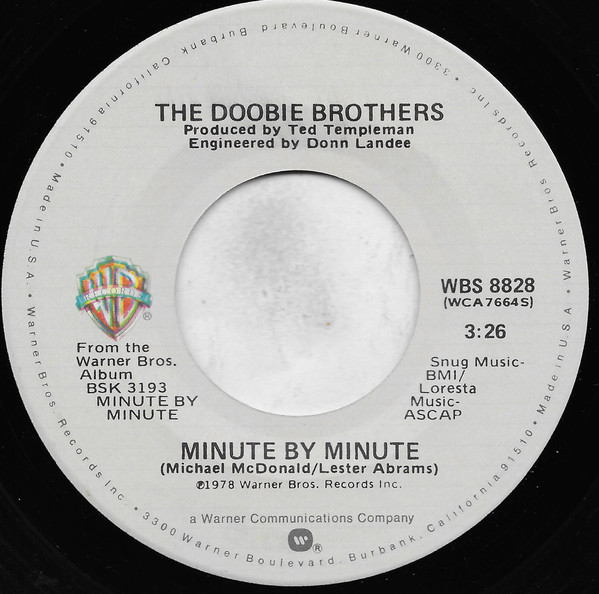 The Doobie Brothers - Minute By Minute (7", Spe)