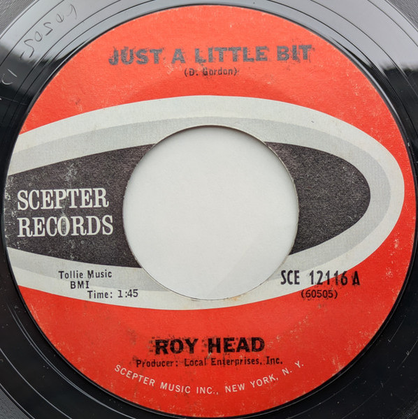 Roy Head - Just A Little Bit (7", Single, Styrene, San)