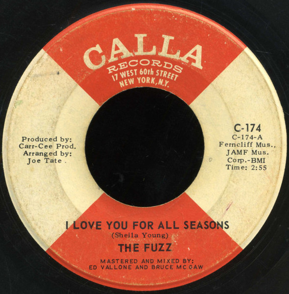 The Fuzz (4) - I Love You For All Seasons (7", Single, Roc)