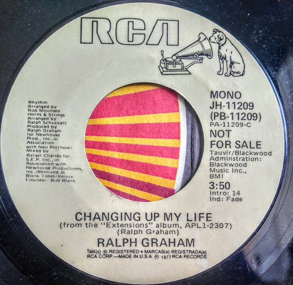 Ralph Graham - Changing Up My Life (7", Promo)