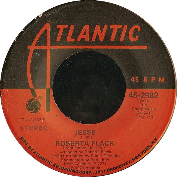 Roberta Flack - Jesse / No Tears (In The End) (7", Pla)