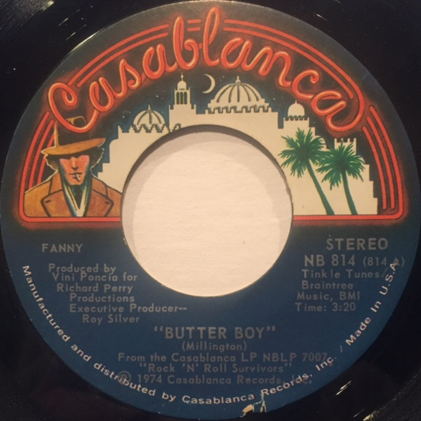 Fanny (2) - Butter Boy (7", Single)