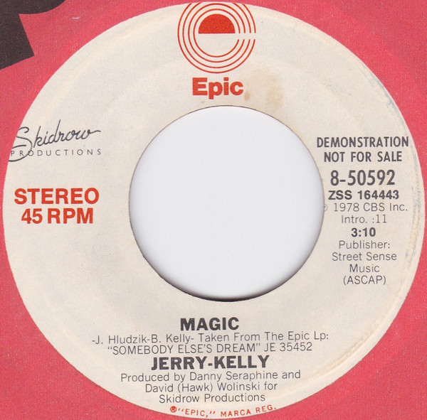 Jerry-Kelly - Magic (7", Single, Mono, Promo)