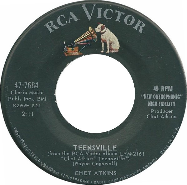 Chet Atkins - Teensville / One Mint Julep (7", Single)