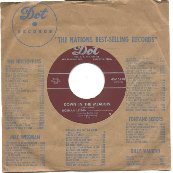 Norman Leyden, His Orchestra And Chorus* Featuring Bernie Nee - Down In The Meadow / Promise Me (7")