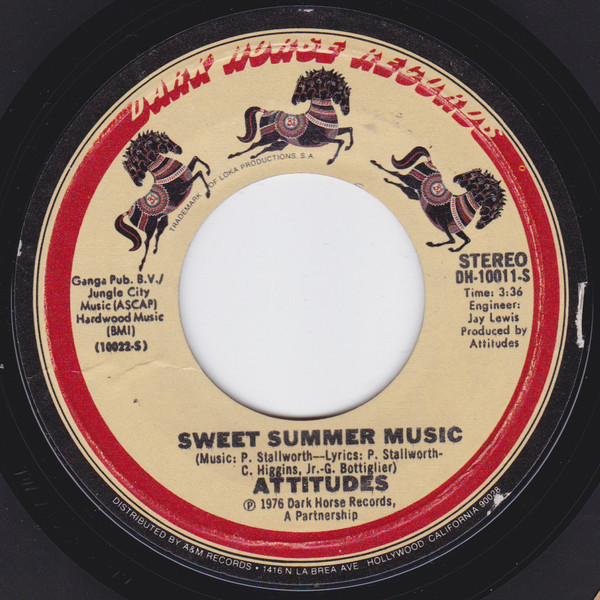 Attitudes - Sweet Summer Music / If We Want To (7", Single, Styrene, Pit)