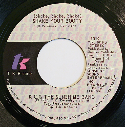 KC And The Sunshine Band* - (Shake, Shake, Shake) Shake Your Booty (7", Single, PRC)