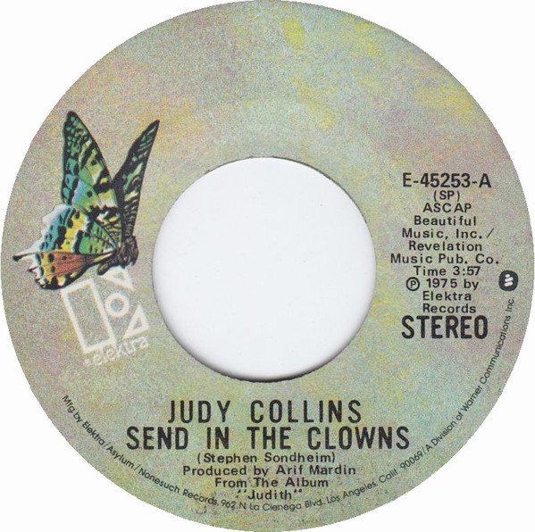 Judy Collins - Send In The Clowns (7")