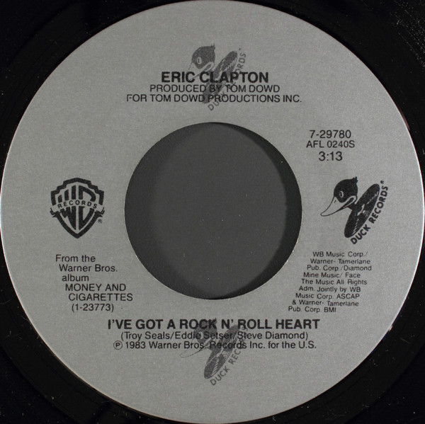 Eric Clapton - I've Got A Rock N' Roll Heart (7", Single, Spe)