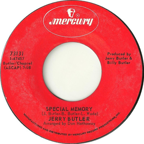 Jerry Butler - Special Memory (7", Single, Styrene, Phi)