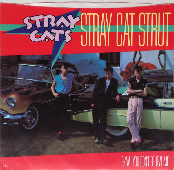 Stray Cats - Stray Cat Strut (7", Single, Win)