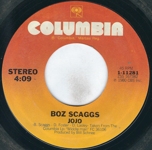 Boz Scaggs - Jojo / Do Like You Do In New York (7", Styrene)