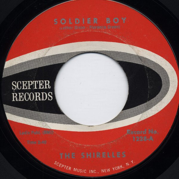 The Shirelles - Soldier Boy (7", Single, Styrene)