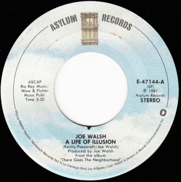 Joe Walsh - A Life Of Illusion / Rockets (7", Single, Spe)
