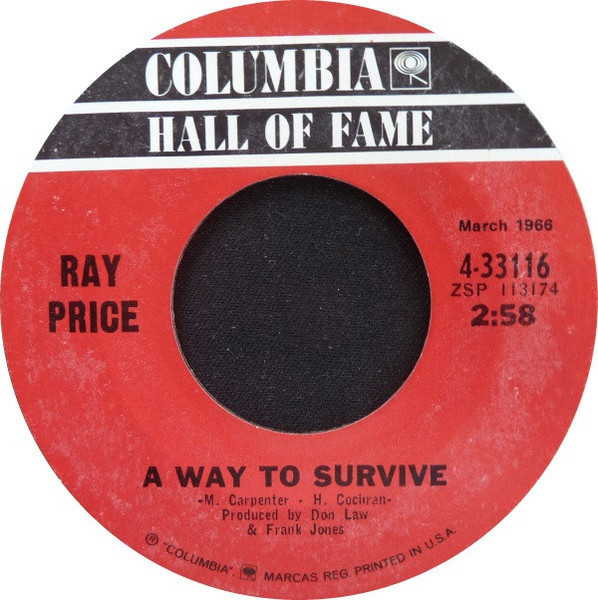 Ray Price - A Way To Survive / Touch My Heart (7", RE)