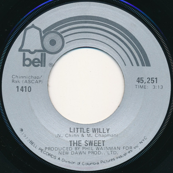 The Sweet - Little Willy (7", Single, Scr)
