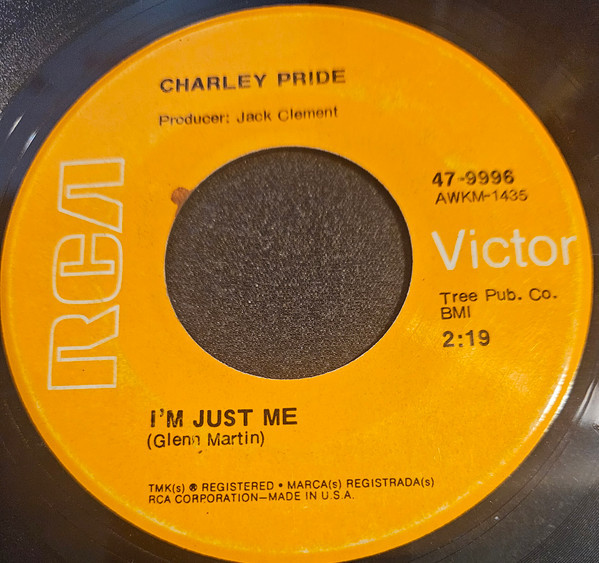 Charley Pride - I'm Just Me (7", Roc)