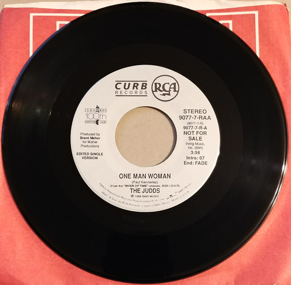 The Judds - One Man Woman (7", Single, Promo)