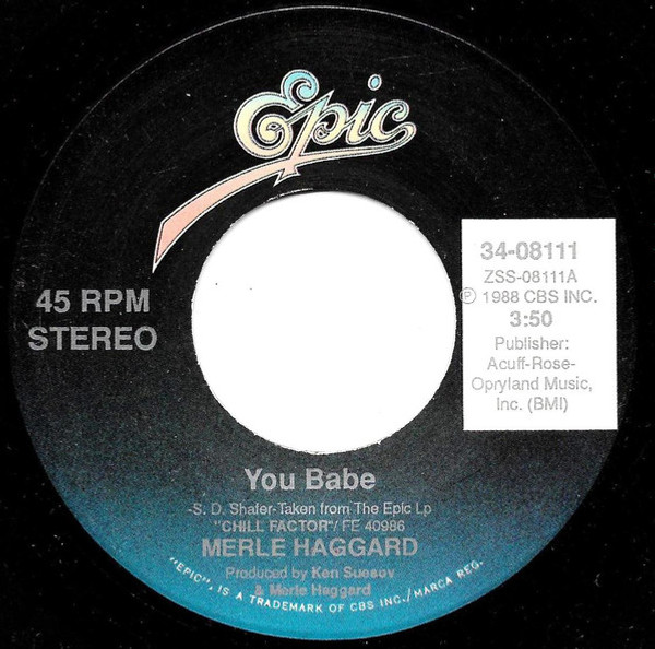 Merle Haggard - You Babe (7")