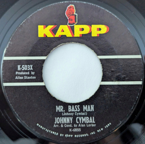 Johnny Cymbal - Mr. Bass Man / Sacred Lovers Vow (7", Single, Styrene)
