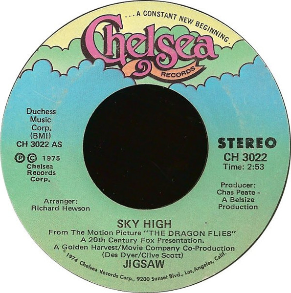 Jigsaw (3) - Sky High (7", Single, Styrene, She)