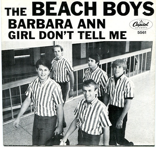The Beach Boys - Barbara Ann (7", Single, Mono, Scr)