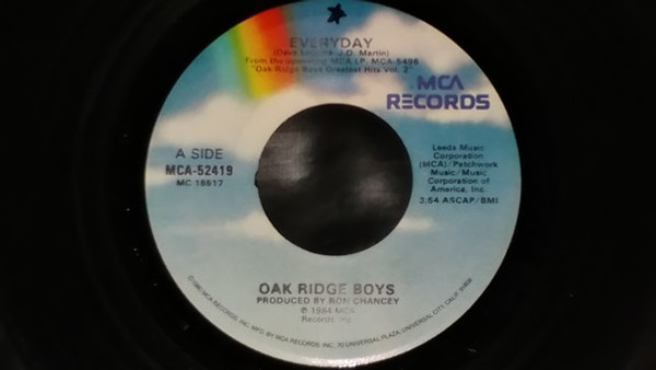 The Oak Ridge Boys - Everyday (7", Single)
