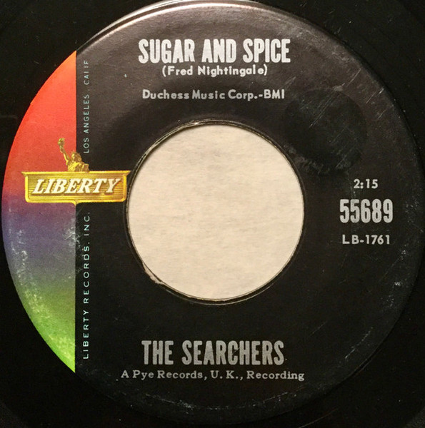 The Searchers - Sugar And Spice (7", Single, RE)