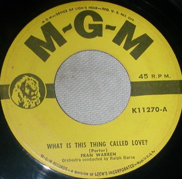 Fran Warren - What Is This Thing Called Love? (7")