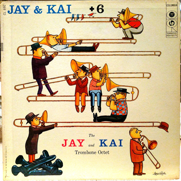 J.J. Johnson & Kai Winding - Jay & Kai + 6: The Jay And Kai Trombone Octet (LP, Album, Mono, Bri)