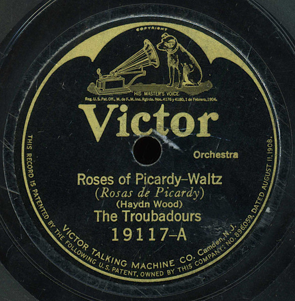 The Troubadours (5)  /  Green-Arden Orchestra - Roses Of Picardy / Marchéta (Shellac, 10")