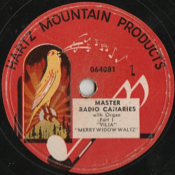 Master Radio Canaries* - Vilia / Merry Widow Waltz (10")